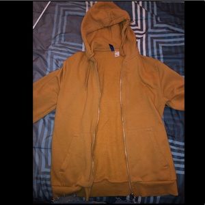 H&M Mustard ZIP UP Hoodie
